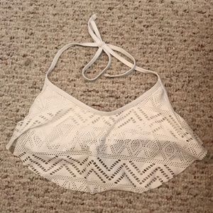 White womens bikini top